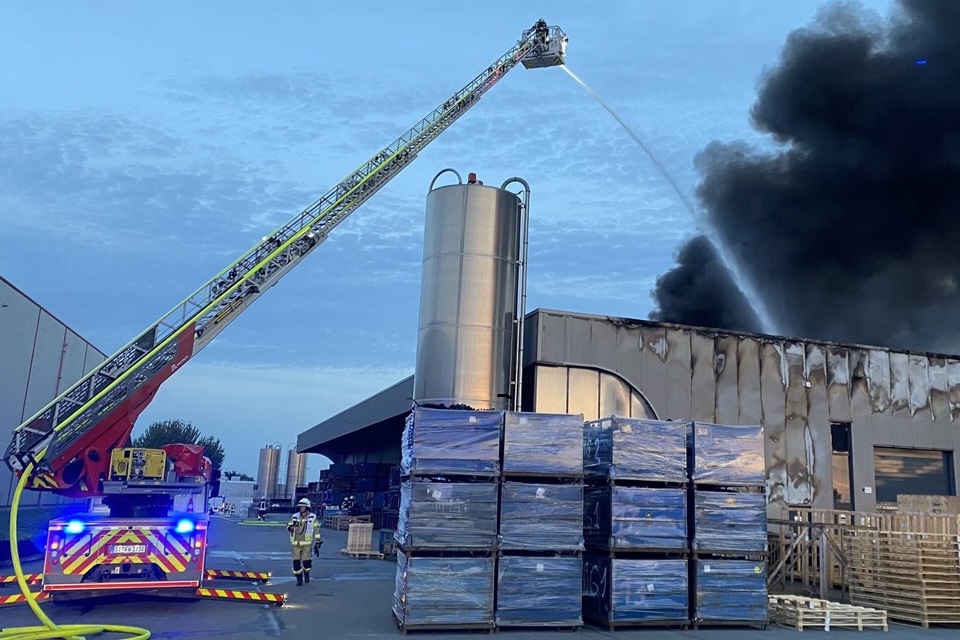 Brand Maschinenhalle
