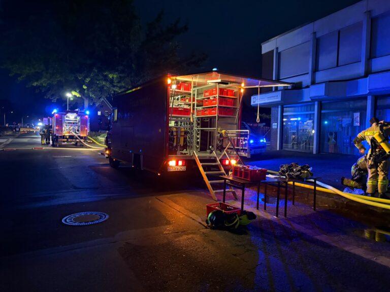 Dachstuhlbrand in Rheine
