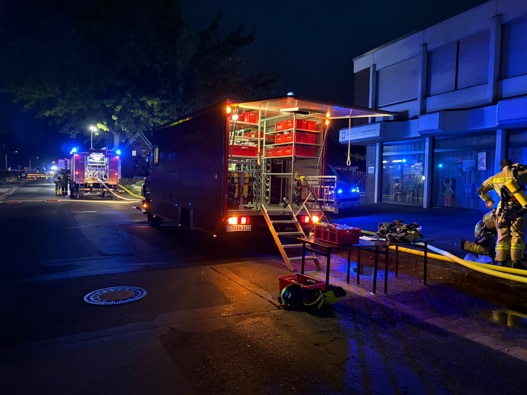 Dachstuhlbrand in Rheine