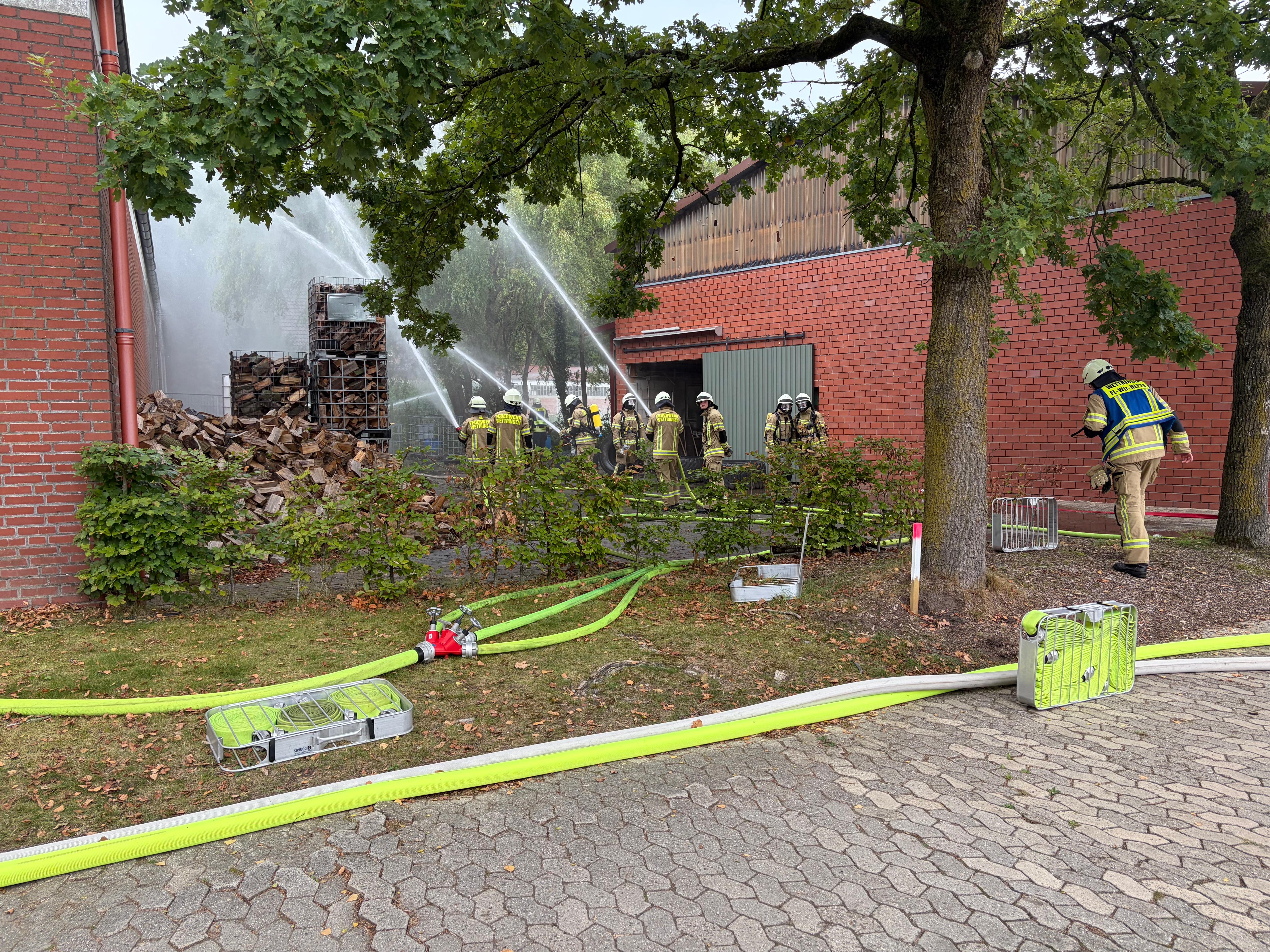 Gemeinschaftsübung mit der Feuerwehr Neuenkirchen