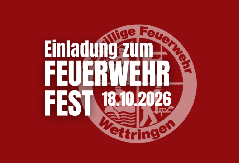 Einladung zum Feuerwehrfest